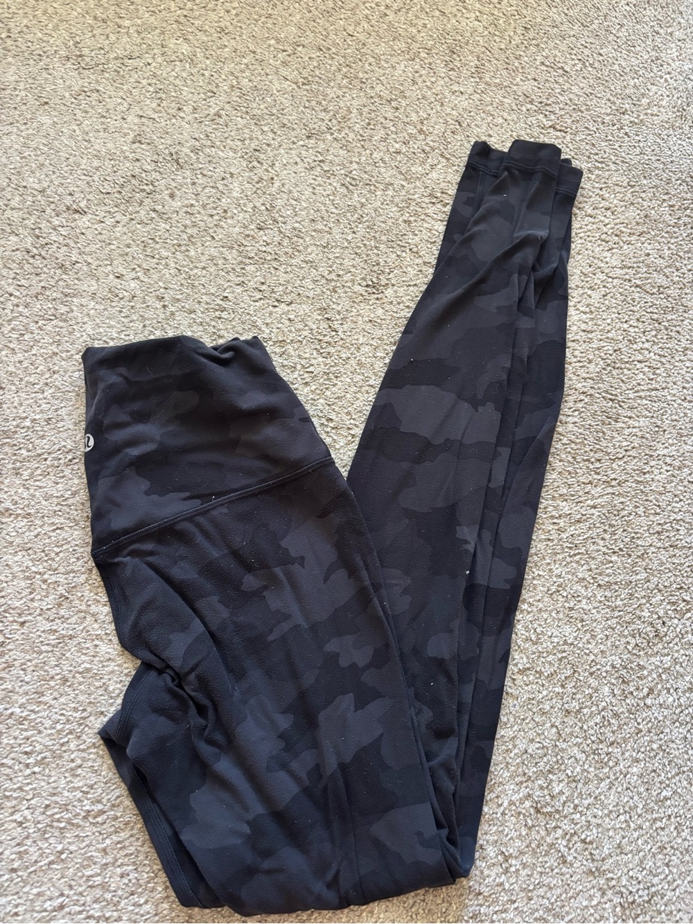Lululemon Align Black Camo High-Waist Leggings